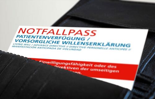 Notfallpass Zentralstelle Patientenverfügung
© Konstantin Börner